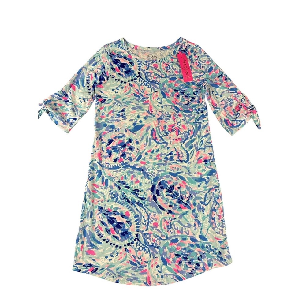 Lilly Pulitzer Preston Dress Size Small Breakwater Party Wave Beach Pullover NWT